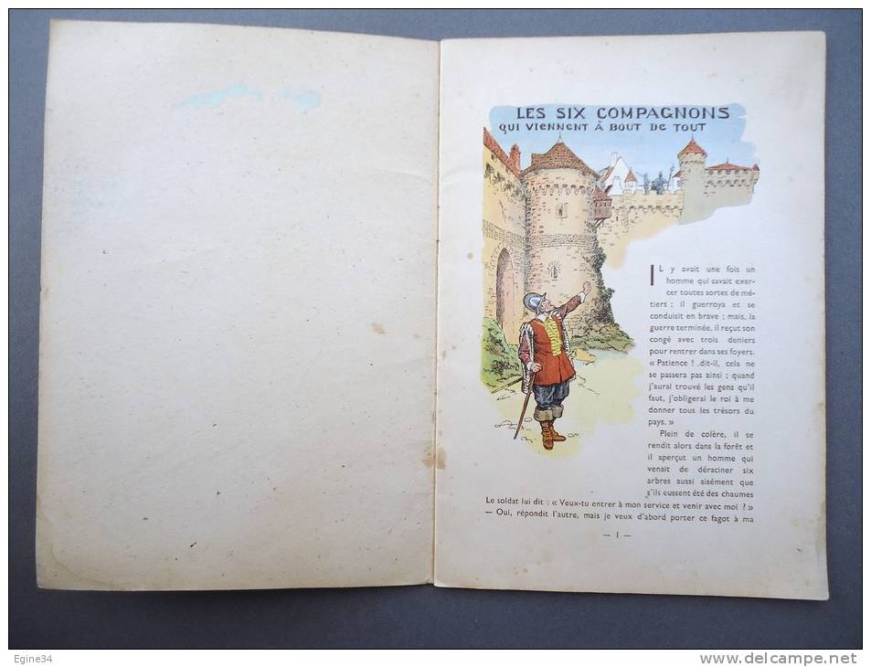 ENFANTINA - Conte De Grimm - Les Six Compagnons Qui Viennent à Bout De Tout - Illustrations De H. THIRIET-  1948- - Cuentos