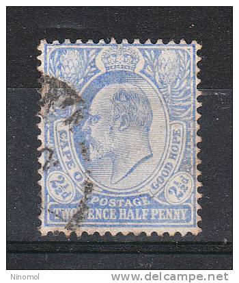 Capo Di Buona Speranza   -   1903/04.  Edoardo VII   2½ Pence  Blu - Kap Der Guten Hoffnung (1853-1904)