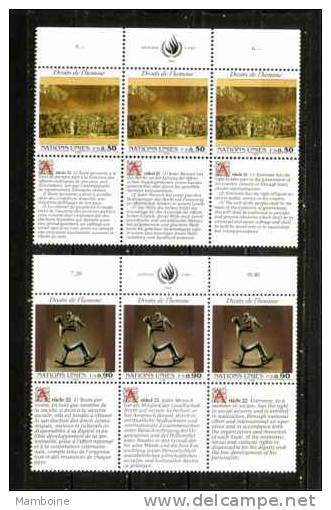 Nations Unies . Genève  1992  N°235 à 240   Neuf X X .6 Valeurs - Unused Stamps