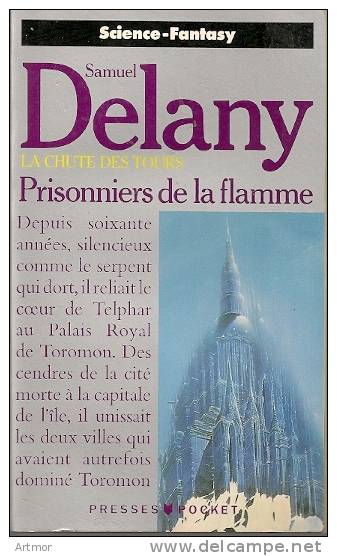 PRESSES POCKETT N° 5334 - EO 89 - DELANY - PRISONNIERS DE LA FLAMME - Presses Pocket