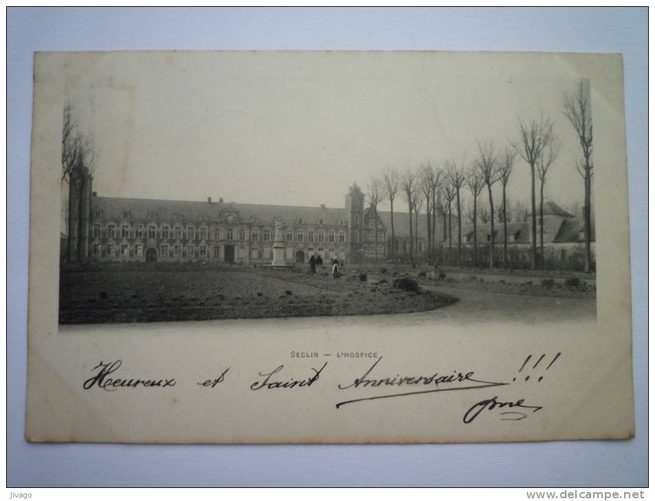 SECLIN  (Nord)  :  L'HOSPICE   1903 - Seclin