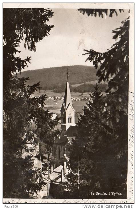 Le Chenit-Le Sentier - L'Eglise 1939 - Le Chenit