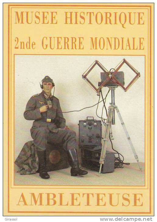 CPM AMBLETEUSE 62 MUSEE HISTORIQUE DE LA 2 EME GUERRE MONDIALE TELEGRAPHISTE ALLEMAND ARTILLERIE COTIERE - Otros & Sin Clasificación