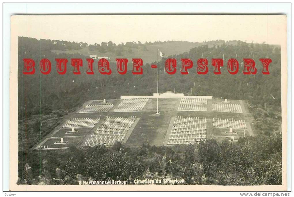 CIMETIERE MILITAIRE Du SILBERLOCH - Carte Photo < Hartmannswillerkopf - Cemetery - Dos Scané - Cimetières Militaires