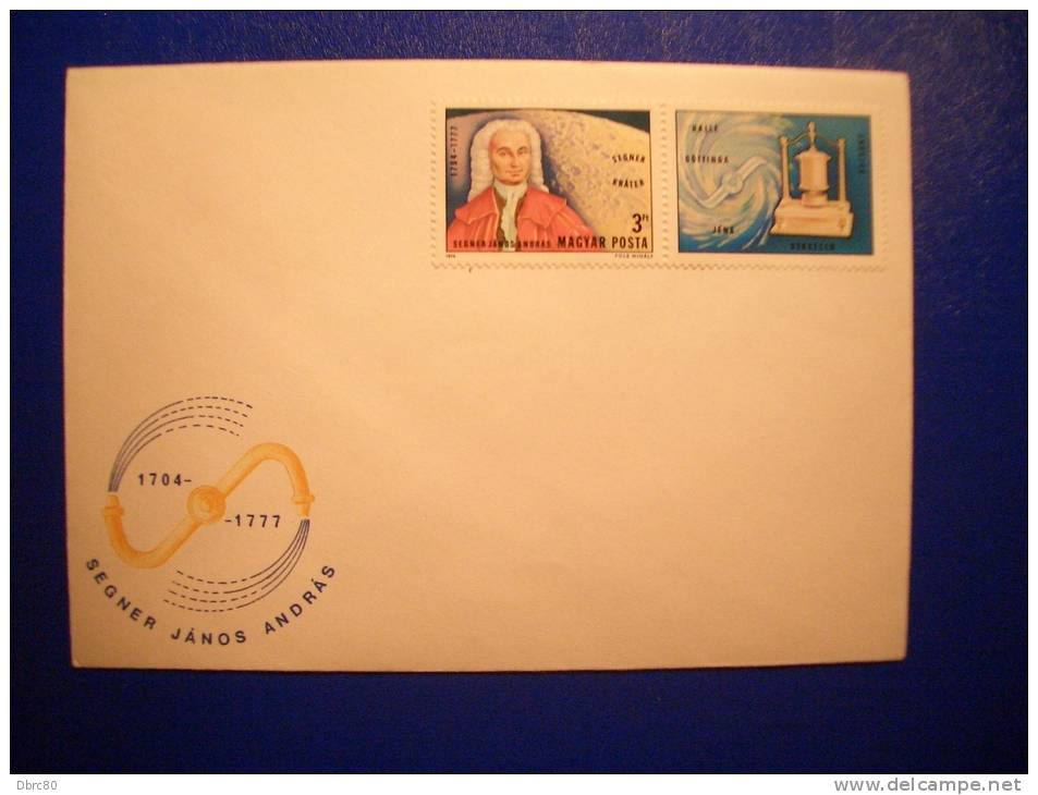 Hungary, FDC 1974 - Johannes Segner, Segner Wheel, Segner Crater, - FDC