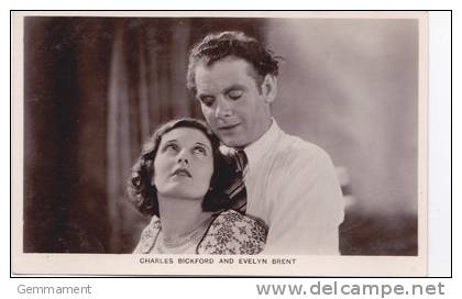 FILM STARS - CHARLES BICKFORD/EVELYN BRENT - Actors