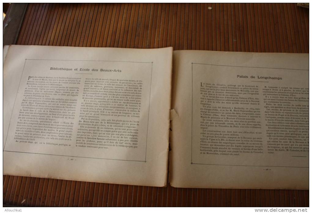 document ancien sans titre nombreuses photographies clichés Lezer Marseille: fort Saint-Jean la bourse  cathédrale