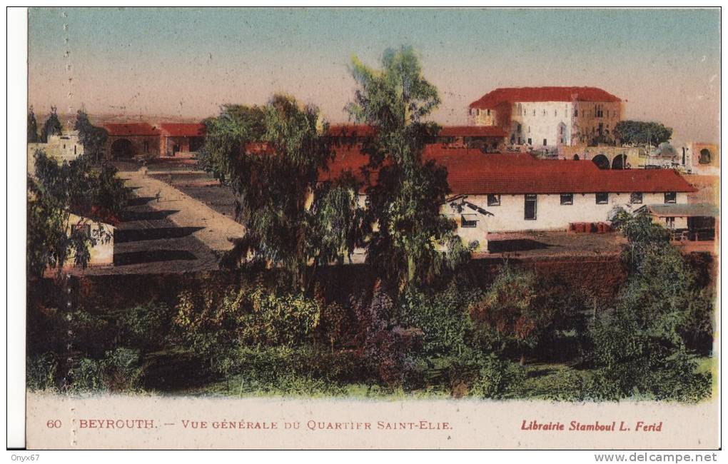 BEYROUTH - BEIRUT- ( LIBAN - LEBANON ) -Vue Générale  Quartier Saint-Elie ( Carnet Voir Scan) - Libano