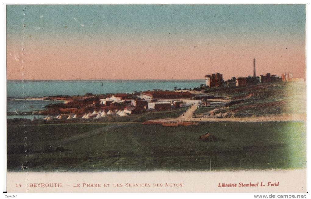 BEYROUTH - BEIRUT- ( LIBAN - LEBANON ) - Le PHARE Et Les Services Des Autos  ( Carnet Voir Scan) - Libano