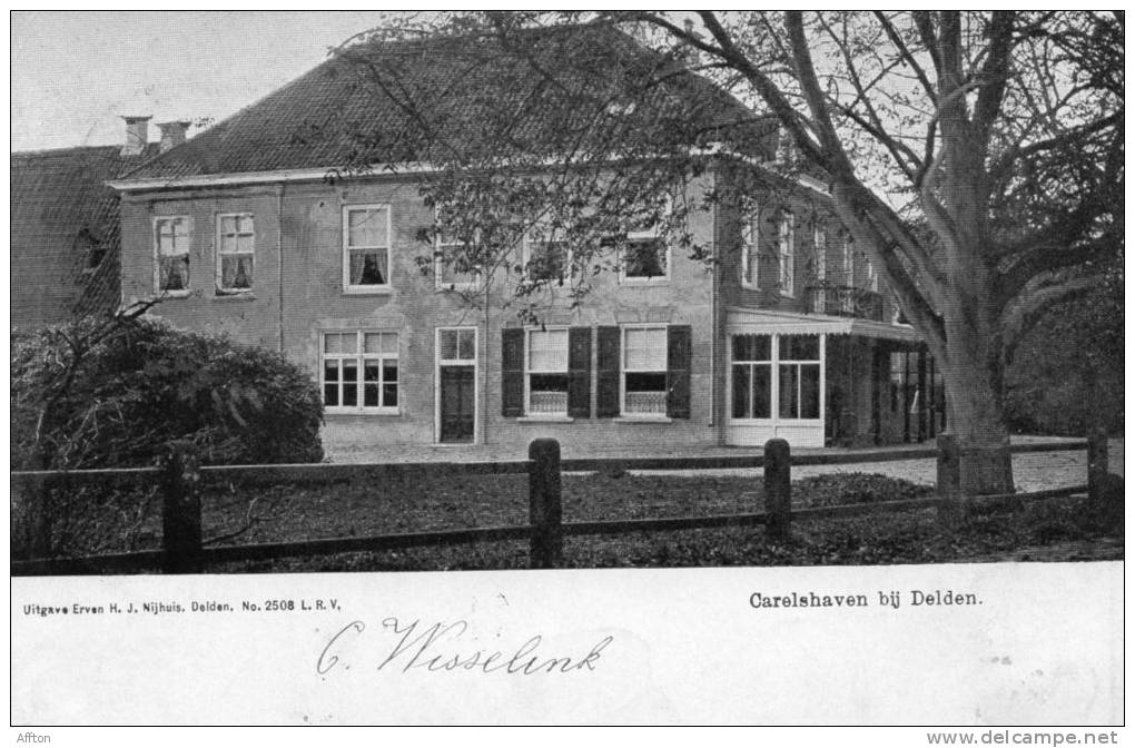 Carelshaven Bij Delden 1900 Postcard - Autres & Non Classés