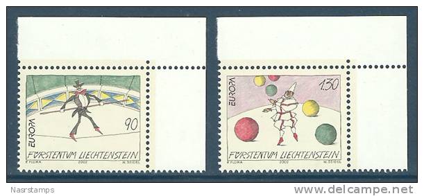 Liechtenstein - 2002 - ( Europa CEPT - Tightrope Walker / Juggler ) - MNH (**) - 2002