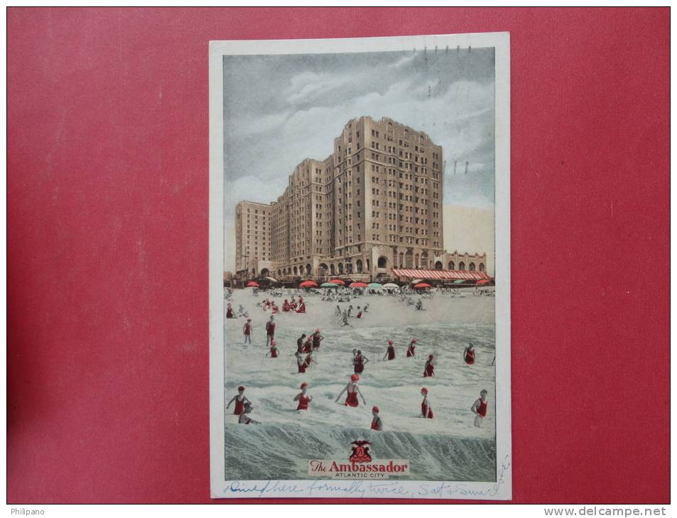 New Jersey > Atlantic City  The Ambassador Hotel 1940 Cancel- - ------- --- -    ---- Ref 679 - Atlantic City