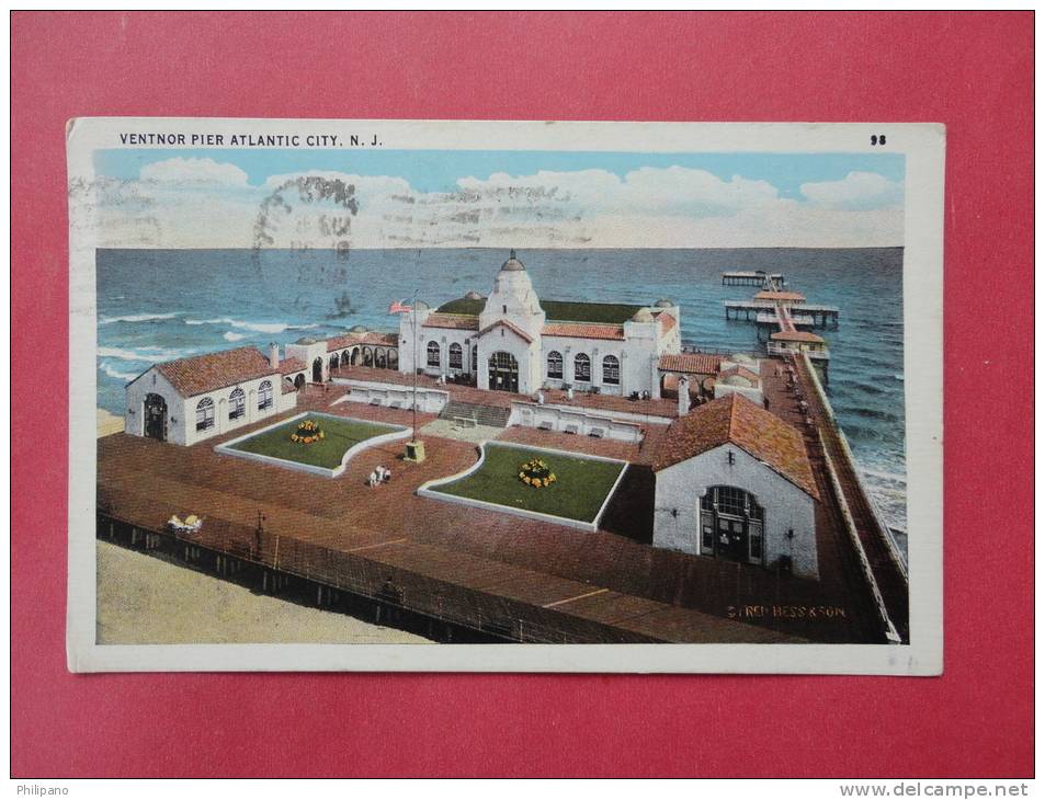 New Jersey > Atlantic City  Ventnor Pier 1933   Cancel- - ------- --- -    ---- Ref 679 - Atlantic City