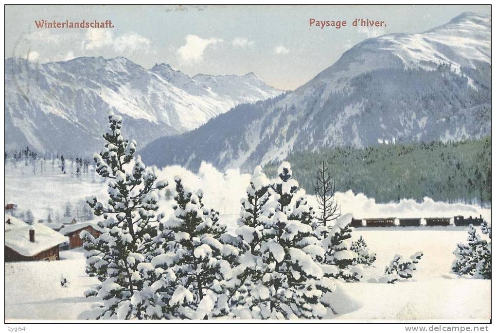 Winterlandschaft  CPA 1909 Suisse  Aarau - Aarau