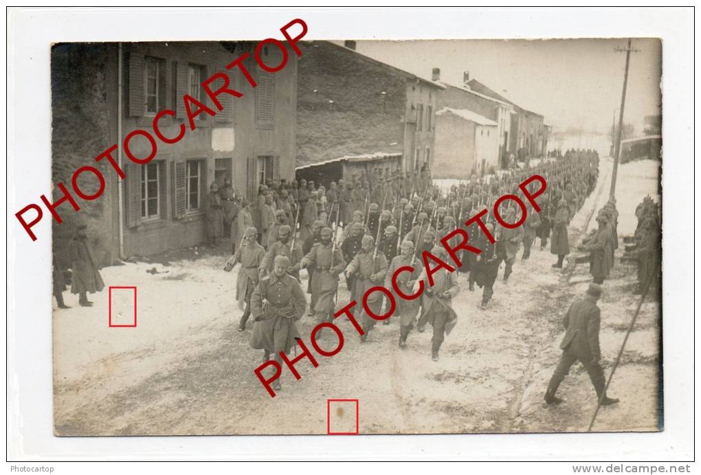 BLAMONT-Chateau St PIERRE-voir TEXTE !-Carte Photo Allemande-Guerre-14-18-FRANCE-54-1WK-Militaire-Militaria- - Blamont