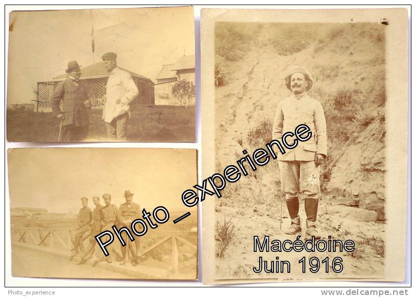 Lot Photo Document Guerre 14-18 Militaire Police WW1 SALONIQUE Grece Orient Greece - War, Military