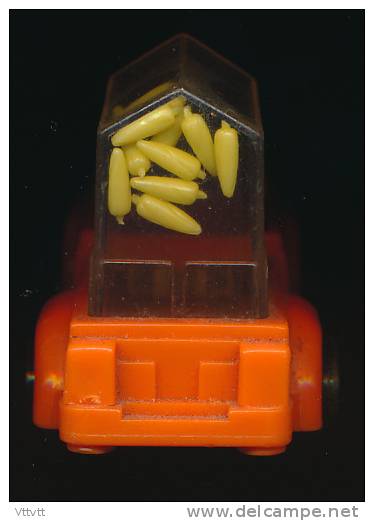 Figurine McDonald's (1995) : Barbapapa Et Sa Voiture à Maïs (pop-corn) - McDonald's