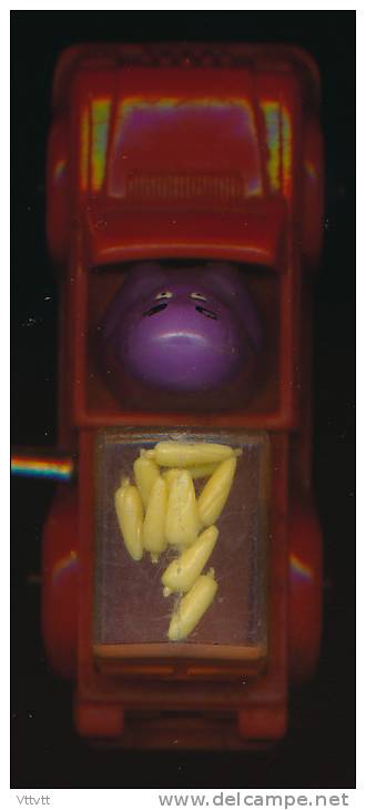 Figurine McDonald's (1995) : Barbapapa Et Sa Voiture à Maïs (pop-corn) - McDonald's