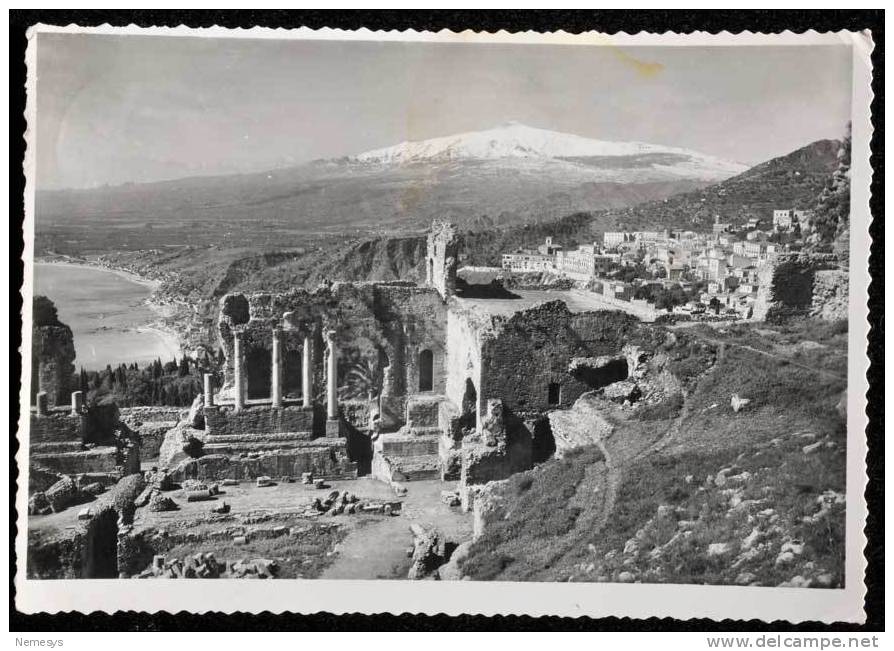 1957 TAORMINA TEATRO GRECO FG V SEE 2 SCAN - Autres & Non Classés