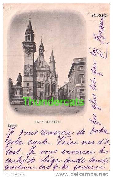 AALST ALOST  1899 HOTEL DE VILLE - Aalst