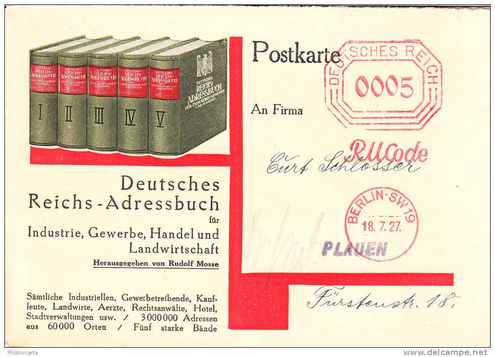 Deutsches Reich /AFS - Storia Postale