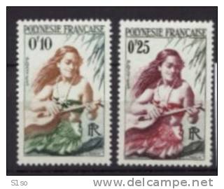 Polynésie Française  Poste 1  Et 2  Neuf Sans Gomme  -- Yvert   PO 1 Et  2 --   Neuf Sans Gomme   Côte 1,50 € - Unused Stamps