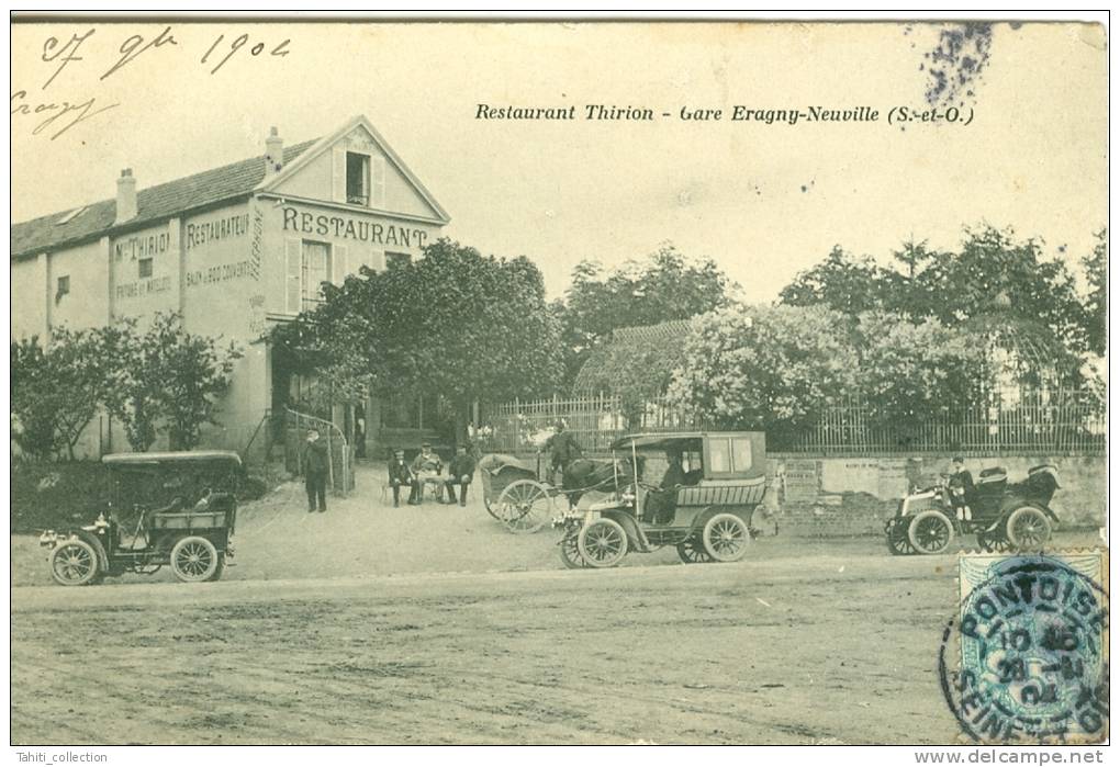 ERAGNY -NEUVILLE - Gare - Restaurant Thirion - Eragny