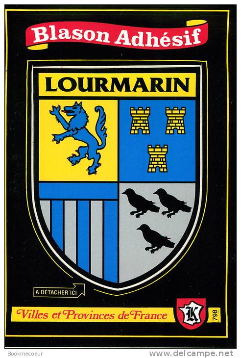 84  LOURMARIN  VUE DU VILLAGE - Lourmarin
