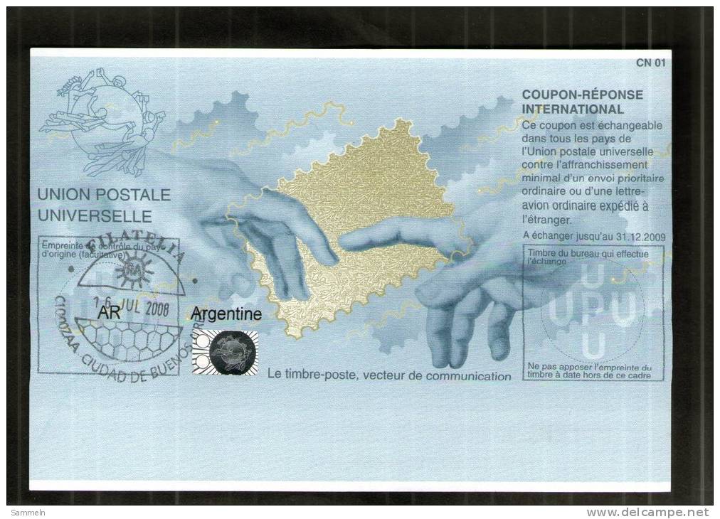 2242 IRC IAS CRI - International Reply Coupon - Antwortschein T32 Gestempelt Argentine Argentinien AR 20061214 HB - Autres & Non Classés