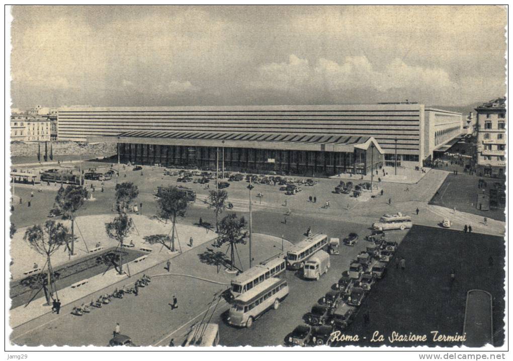 Italie/Italia, Rome/Roma, Station Termini/La Stazione Termini, Ca. 1950 - Stazione Termini