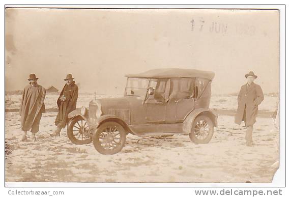 Argentina O Uruguay Foto Isaac Sosa 1929 Tarjeta Postal Ford A Vintage Original Postcard WITH CAR OLDIE [WIN3_0225] - Otros & Sin Clasificación