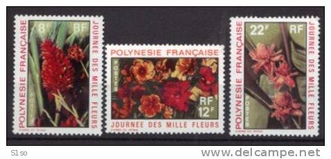 Polynésie Française 1971 Poste 83 à 85-- Yvert   PO 83 à 85 -- Côte 12,50 € VOIR DESCRIPTION - Unused Stamps
