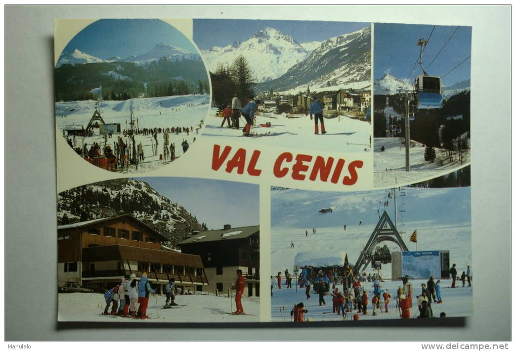 D 73 - Val Cenis - Le Départ Des Pistes De Lanslebourg Et Lanslevillard - Val Cenis