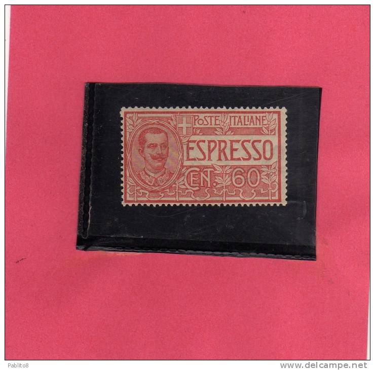 ITALY KINGDOM ITALIA REGNO 1922 ESPRESSI 60 CENTESIMI ESPRESSO MNH - Poste Exprèsse