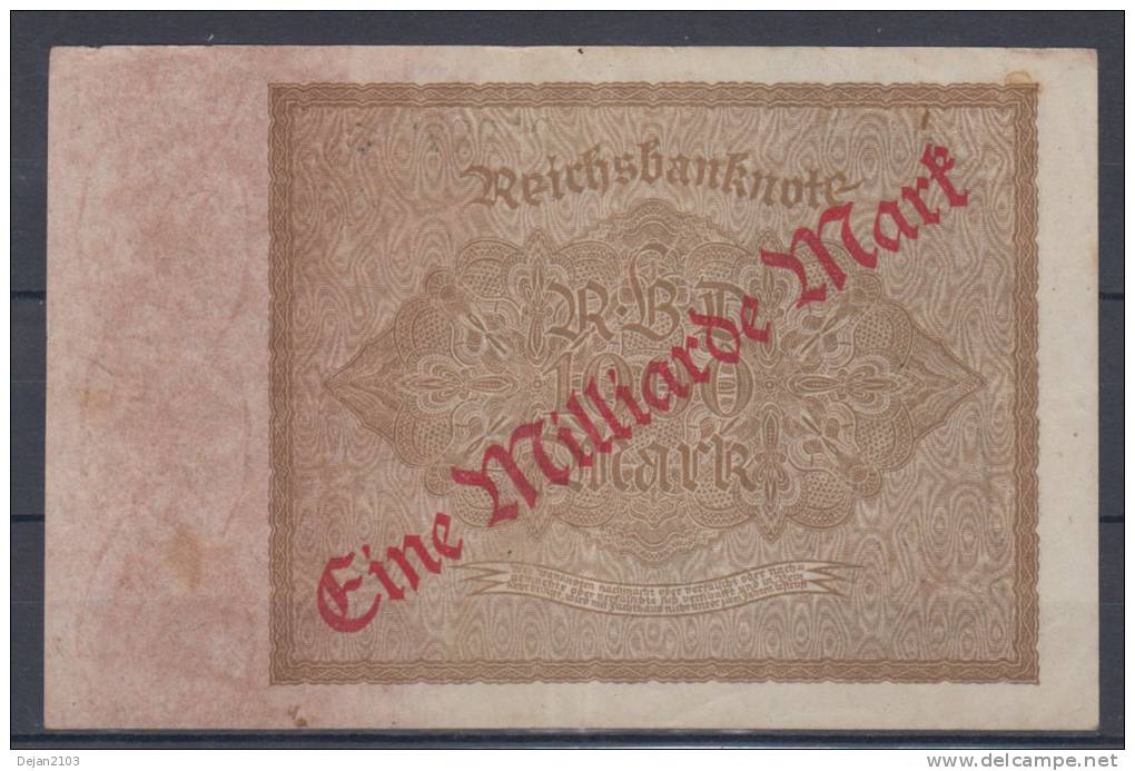 Germany Paper Money Bill Of 1000 Marka 15-12-1922 - Deutsche Golddiskontbank