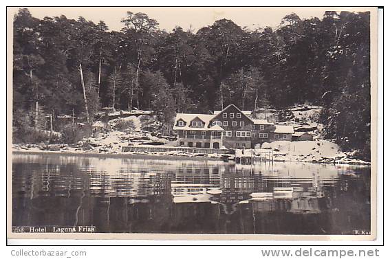 Chile Hotel Laguna Frias Tarjeta Postal Vintage Original Real Photo Postcard Ca1930 Ak Cpa [WIN3_339] - Chili