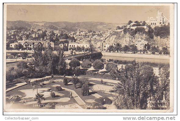 Chile  Vi&ntilde;a Del Mar  Tarjeta Postal Vintage Original Real Photo Postcard Ca1930 Ak Cpa [WIN3_345] - Chile