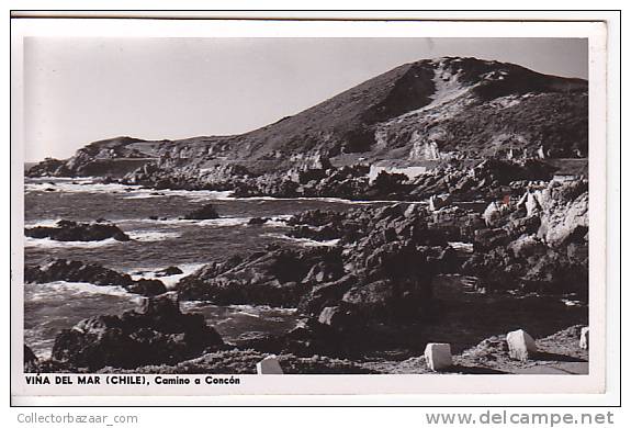 Chile  Vi&ntilde;a Del Mar  Tarjeta Postal Vintage Original Real Photo Postcard Ca1930 Ak Cpa [WIN3_349] - Chile