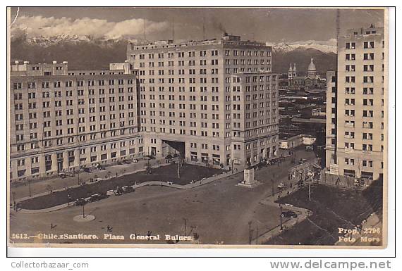 Chile Santiago  Tarjeta Postal Vintage Original Real Photo  Postcard Ca1930 Ak Cpa [WIN3_366] - Chile