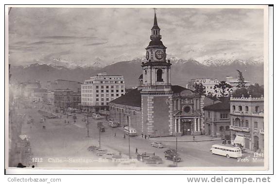 Chile Santiago  Tarjeta Postal Vintage Original Real Photo  Postcard Ca1950 Ak Cpa [WIN3_369] - Chili