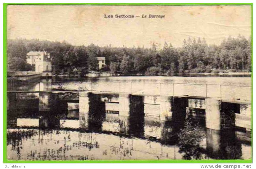 CPA Lac Des Settons (58) Barrage - (maisons) - Montsauche Les Settons