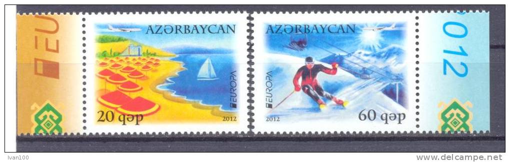 2012. Azerbaijan, Europa 2012, 2v, Mint/** - Azerbaïdjan