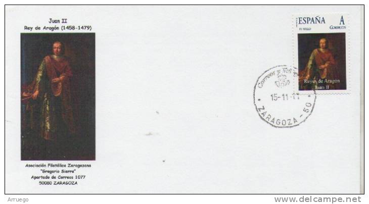 SPAIN. COVER JUAN II, KING OF ARAGON. "TU SELLO" - Storia Postale