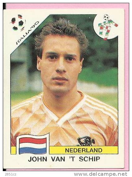 STICKERS - ITALIA ´90, Panini, No 414 - John Van 'T Schip - Nederland - Edizione Italiana