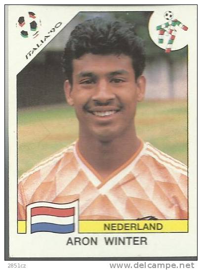 STICKERS - ITALIA ´90, Panini, No 410 - Aron Winter - Nederland - Edizione Italiana