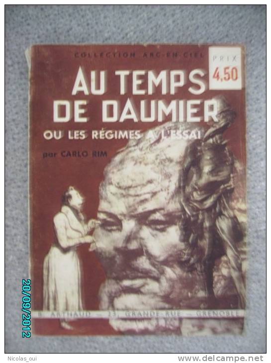 AU TEMPS DE DAUMIER   +   L EUROPE DE DAUMIER A NOS JOURS LOT 2 LIVRES - Wholesale, Bulk Lots