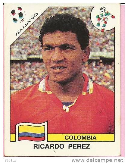 STICKERS - ITALIA ´90, Panini, No 297 - Ricardo Perez - Colombia - Edizione Italiana