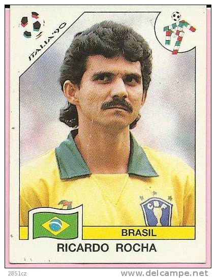 STICKERS - ITALIA ´90, Panini, No 199 - Richardo Rocha - Brasil - Edizione Italiana