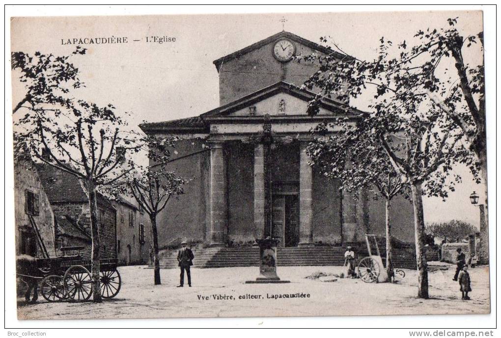 La Pacaudière, L´église, éd. Vve Vibère - La Pacaudiere