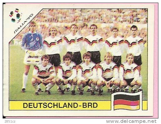 STICKERS - ITALIA ´90, Panini, No 251 - Deutschland - BRD - Edizione Italiana